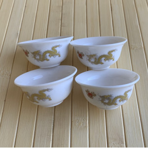 Керамические чайные пиалы Дракон. Photo 2